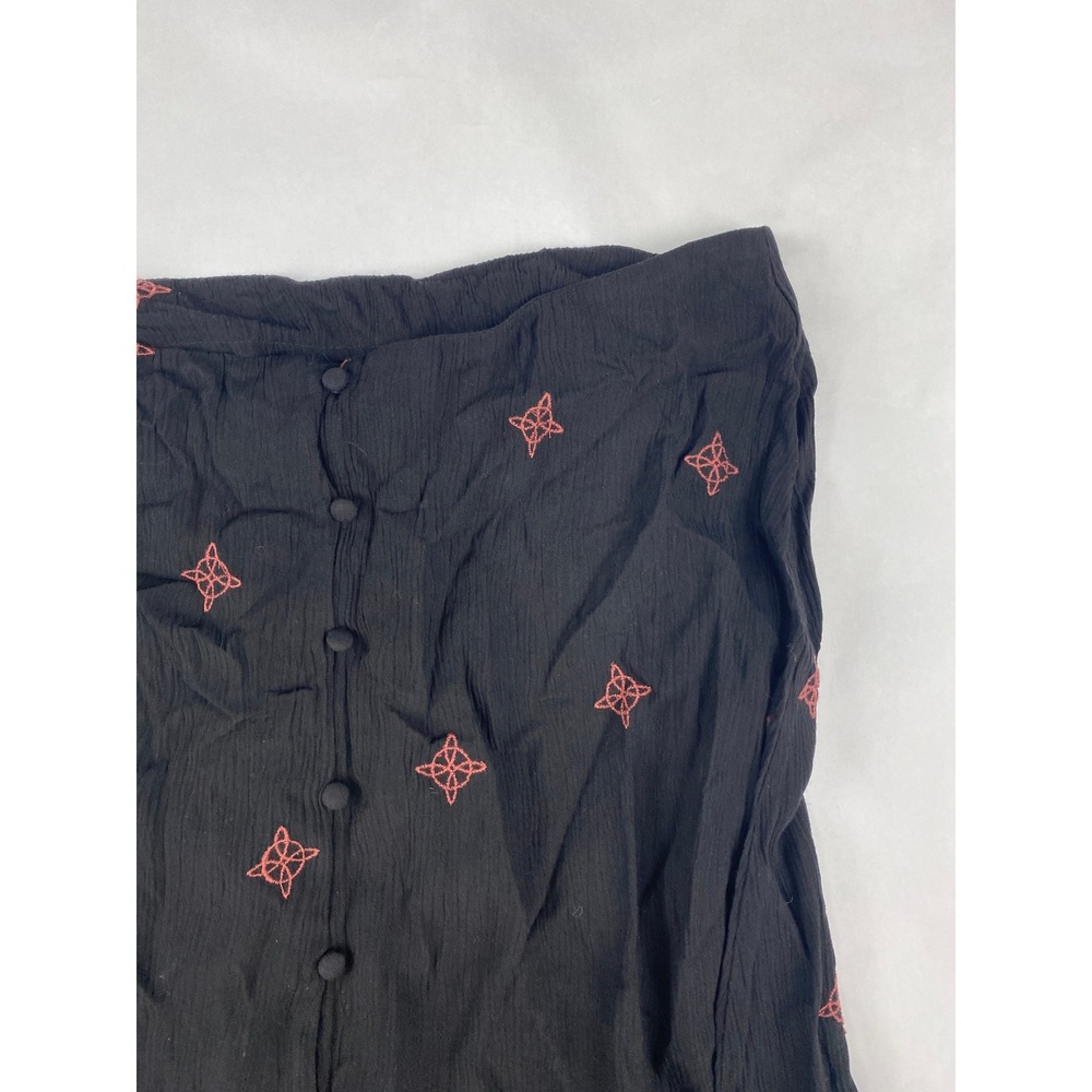 NWT Disturbia Skirt Women's Size 6 - Sublime Witches Knot Embroidered Midaxi - Picture 3 of 9